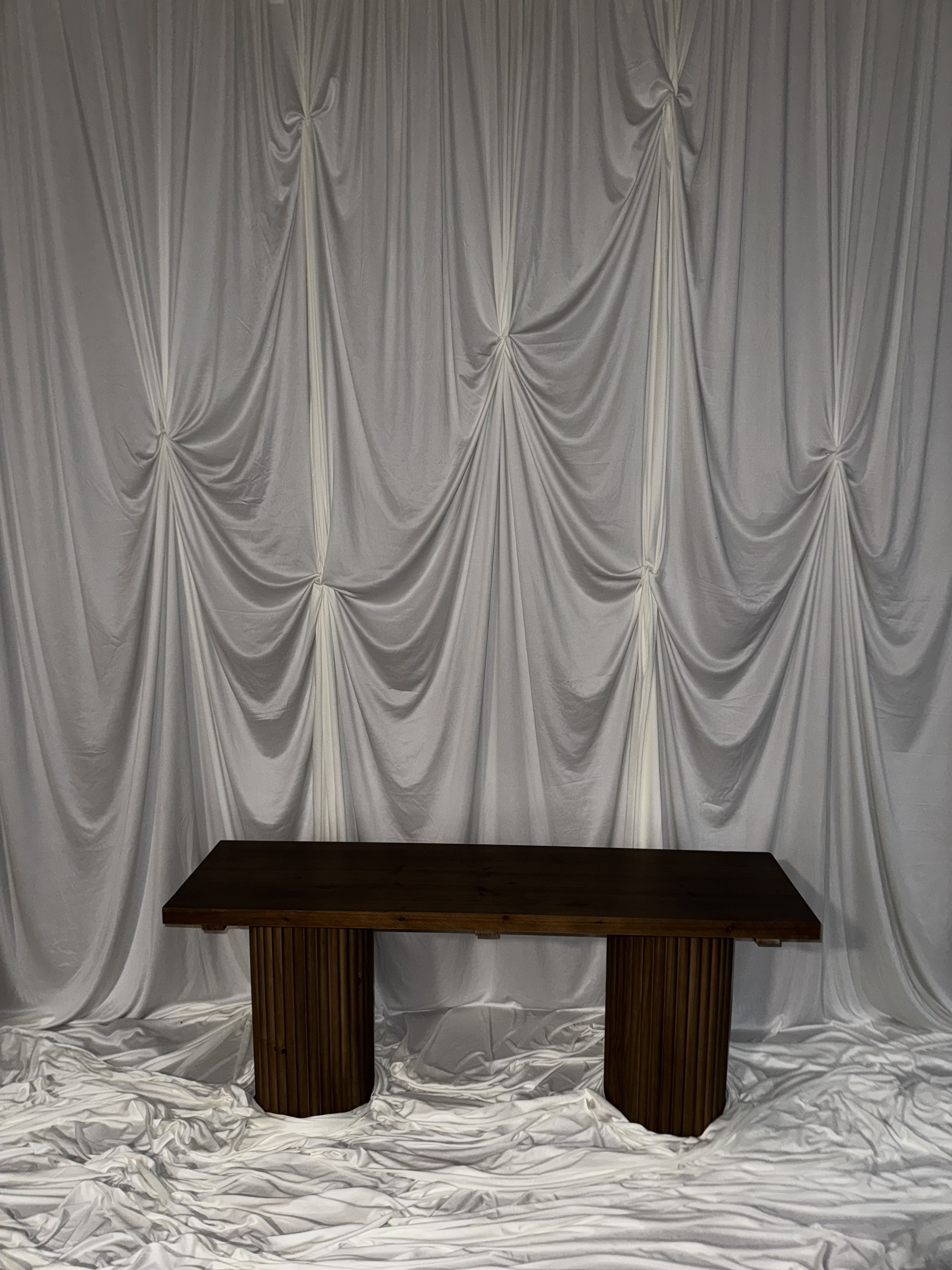 Balloon garland with pillar display